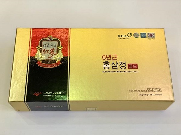 Cao hồng sâm cô đặc Korean Red Ginseng Extract Gold 4 lọ