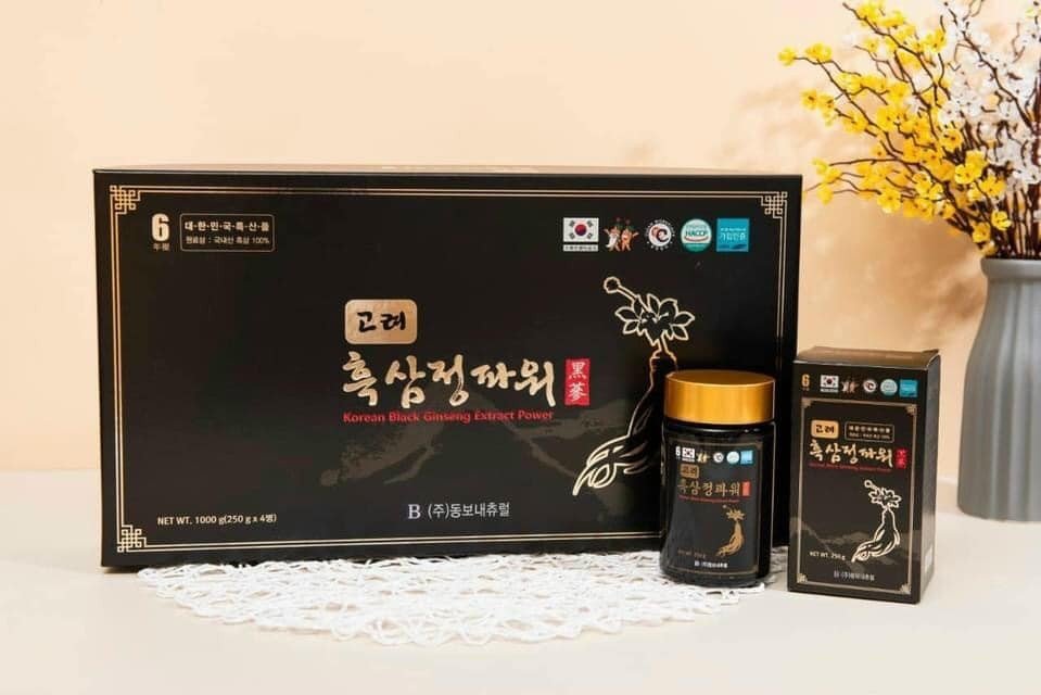 Cao Hắc Sâm Hàn Quốc 4 lọ 250g