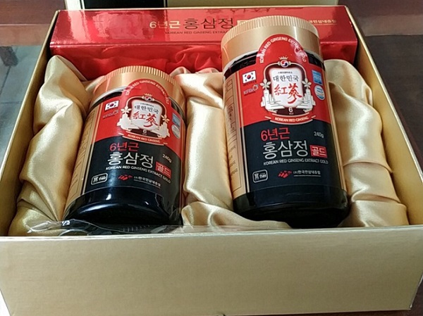 Cao hồng sâm cô đặc Korean Red Ginseng Extract Gold 2 lọ