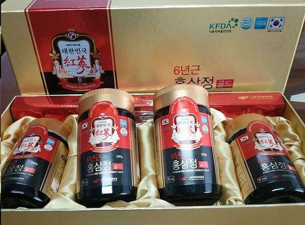 Cao hồng sâm cô đặc Korean Red Ginseng Extract Gold 4 lọ