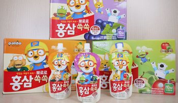 NƯỚC HỒNG SÂM TRÁI CÂY PALDO PORORO HÀN QUỐC (HỘP 10 GÓI) 