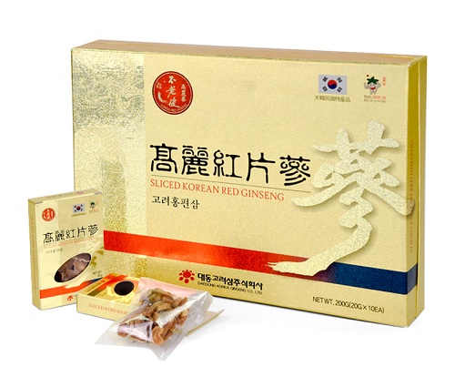 Hồng Sâm củ khô thái lát Daedong Sliced Korean Red Ginseng