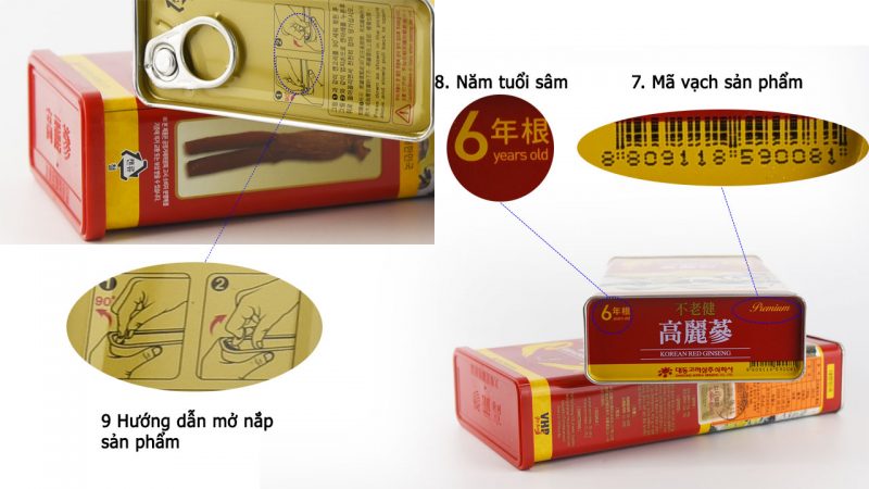 Hồng Sâm Củ Khô 6 Năm Daedong 150gr – Số 15