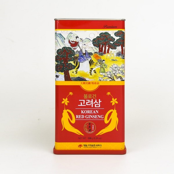 Hồng sâm củ khô 6 năm tuổi Daedong 150gr